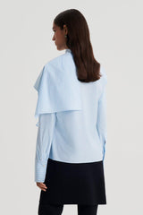 Shirts | Women Scanlan Theodore STRIPE CRAVAT SHIRT Pale.blue