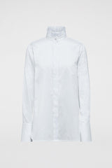 Shirts | Women Scanlan Theodore STRIPE RUFFLE SHIRT Pale.blue