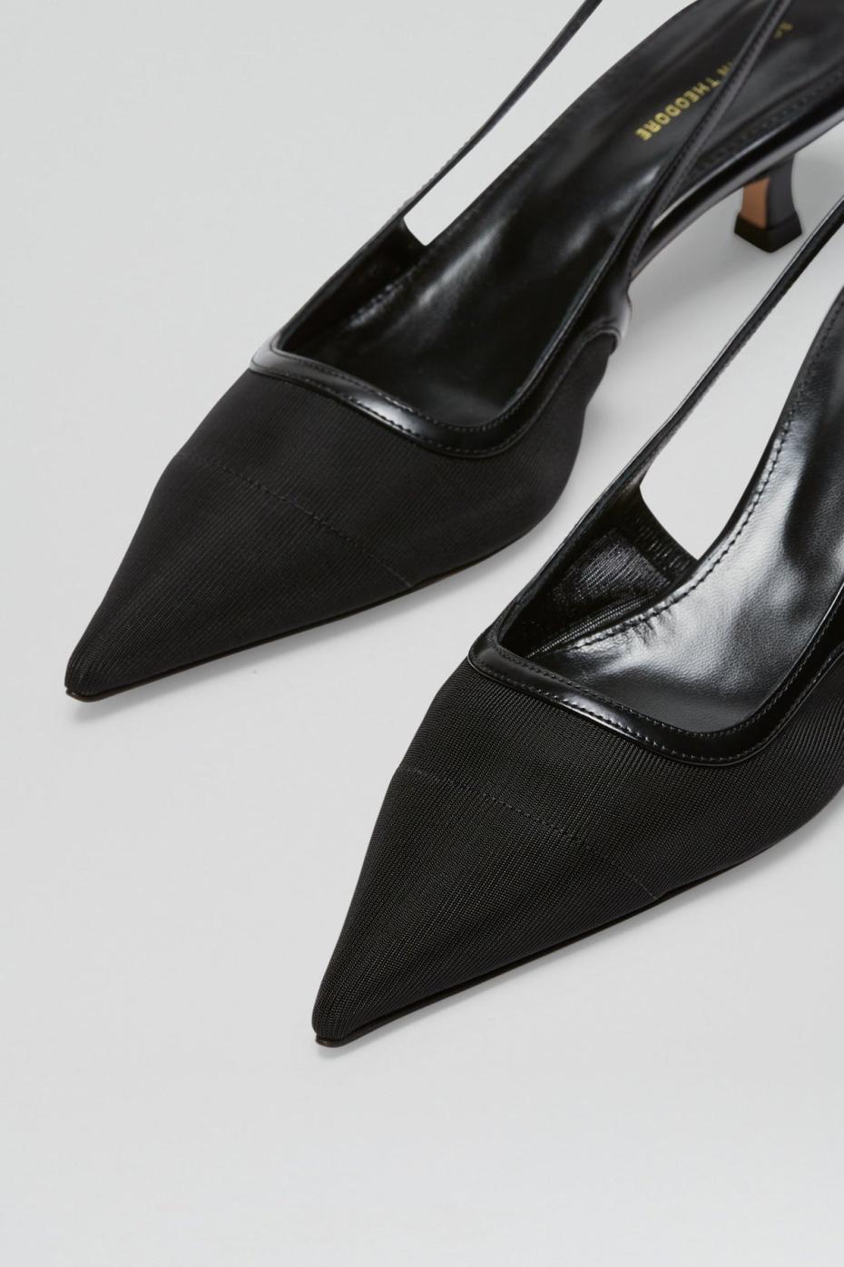 Shoes | Women Scanlan Theodore FINE MESH SLINGBACK 4.5 Black