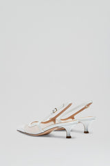 Shoes | Women Scanlan Theodore FINE MESH SLINGBACK 4.5 White