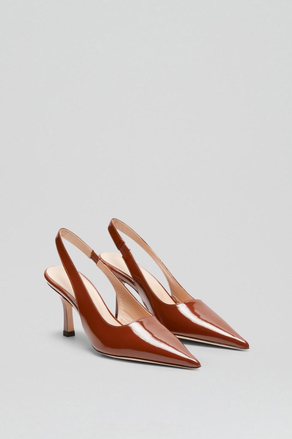 Shoes | Women Scanlan Theodore POLISHED SLINGBACK 7.5 Cigar