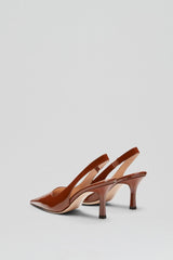 Shoes | Women Scanlan Theodore POLISHED SLINGBACK 7.5 Cigar