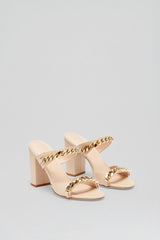 Shoes | Women Scanlan Theodore SANDAL WITH CHAINS DETAIL 9.5 Nougat