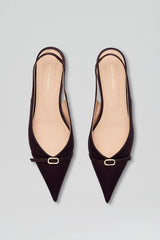 Shoes | Women Scanlan Theodore SATIN SLINGBACK 2 Dark.mulberry