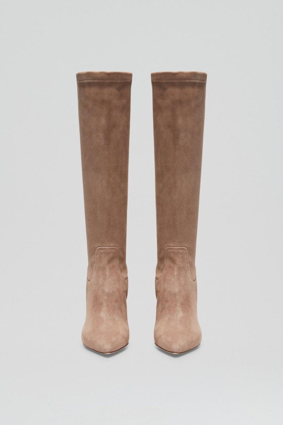 Shoes | Women Scanlan Theodore STRETCH BELOW THE KNEE BOOT 8.5 Camel.suede