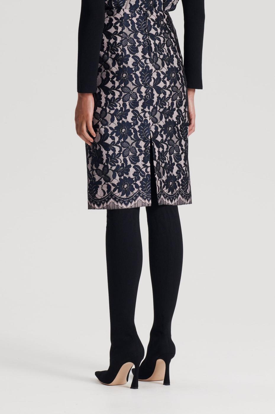 Skirts | Women Scanlan Theodore BONDED LACE SKIRT Navy