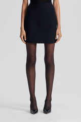 Skirts | Women Scanlan Theodore CREPE KNIT MINI SKIRT Black
