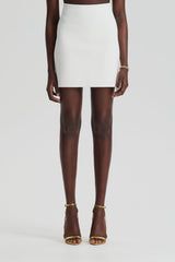 Skirts | Women Scanlan Theodore CREPE KNIT MINI SKIRT Creme