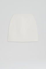 Skirts | Women Scanlan Theodore CREPE KNIT MINI SKIRT Creme