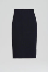 Skirts | Women Scanlan Theodore CREPE KNIT PENCIL SKIRT Navy