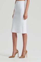 Skirts | Women Scanlan Theodore CREPE KNIT PENCIL SKIRT White