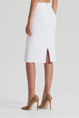 Skirts | Women Scanlan Theodore CREPE KNIT PENCIL SKIRT White