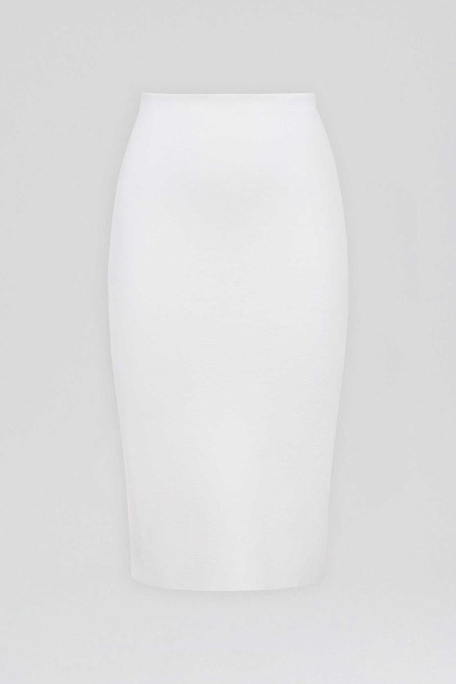 Skirts | Women Scanlan Theodore CREPE KNIT PENCIL SKIRT White