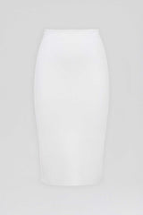 Skirts | Women Scanlan Theodore CREPE KNIT PENCIL SKIRT White