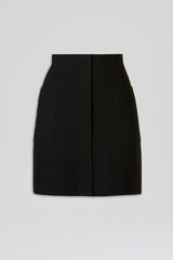 Skirts | Women Scanlan Theodore CREPE KNIT POCKET MINI SKIRT Black