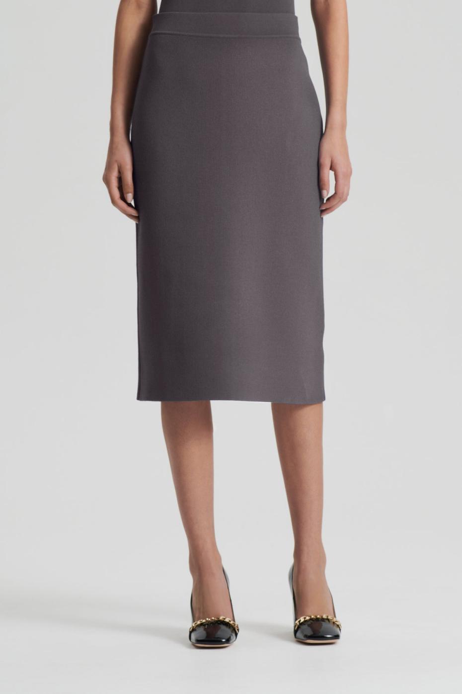 Skirts | Women Scanlan Theodore CREPE KNIT SLIT BACK SKIRT Torba