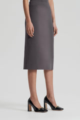 Skirts | Women Scanlan Theodore CREPE KNIT SLIT BACK SKIRT Torba