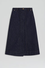 Skirts | Women Scanlan Theodore DENIM SKIRT Indigo