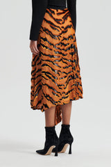 Skirts | Women Scanlan Theodore FRENCH BURNT OUT SKIRT Burnt.orange
