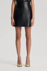 Skirts | Women Scanlan Theodore LEATHER BONDED MINI Black