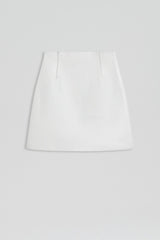 Skirts | Women Scanlan Theodore LEATHER BONDED MINI White
