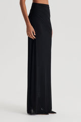 Skirts | Women Scanlan Theodore MESH GATHERED SKIRT Black