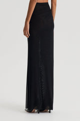 Skirts | Women Scanlan Theodore MESH GATHERED SKIRT Black