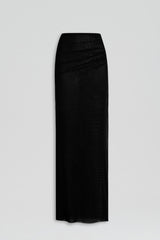 Skirts | Women Scanlan Theodore MESH GATHERED SKIRT Black