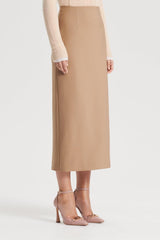Skirts | Women Scanlan Theodore MILANO PENCIL SKIRT Camel