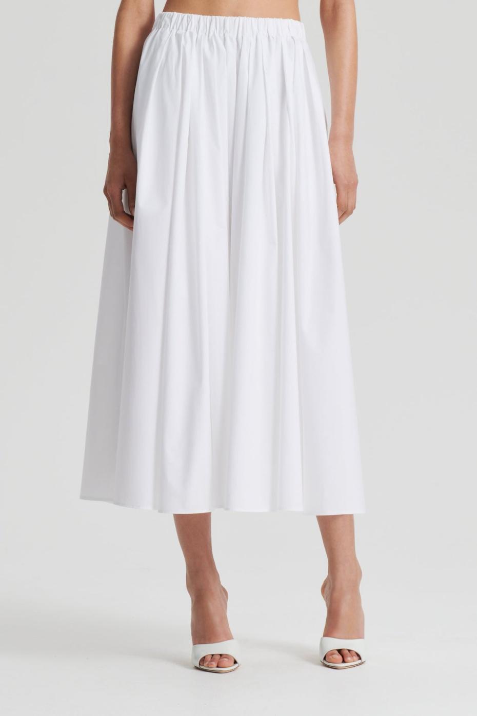 Skirts | Women Scanlan Theodore PARACHUTE FULL SKIRT White