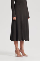 Skirts | Women Scanlan Theodore PLEAT LACE SKIRT Jungle