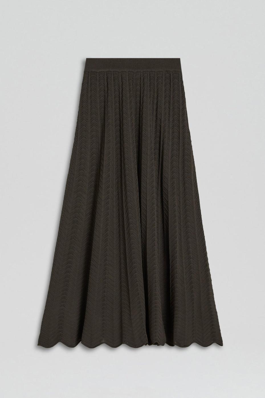 Skirts | Women Scanlan Theodore PLEAT LACE SKIRT Jungle