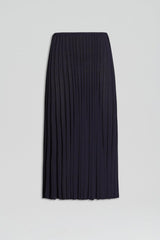 Skirts | Women Scanlan Theodore PLEATED RIB SKIRT 16 Navy