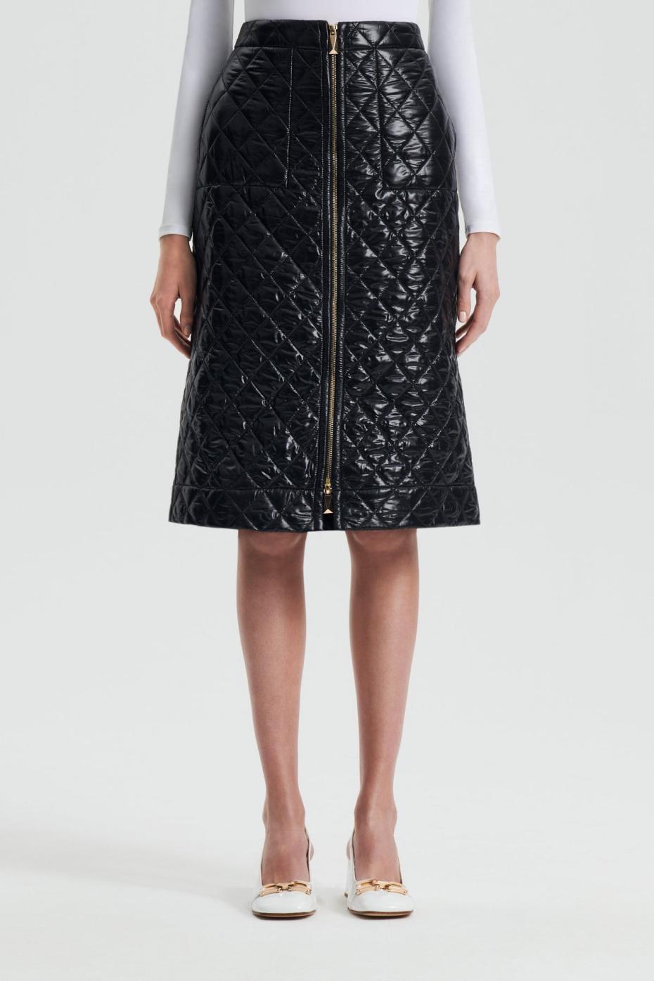 Skirts | Women Scanlan Theodore QUILTED SKIRT Black