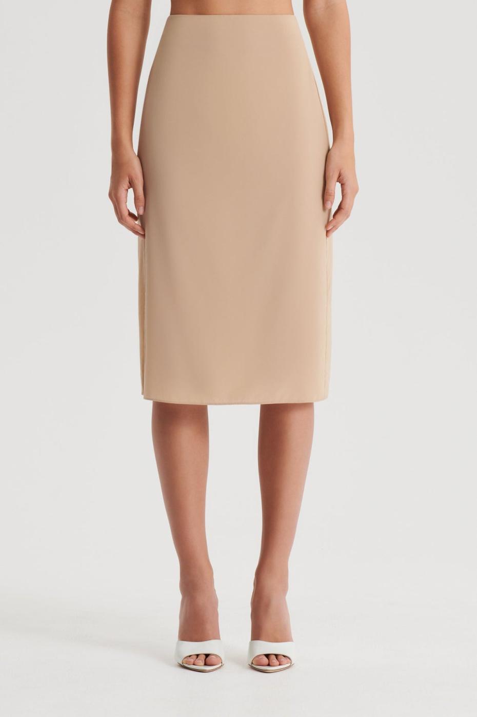 Skirts | Women Scanlan Theodore SILK SLIP Nude