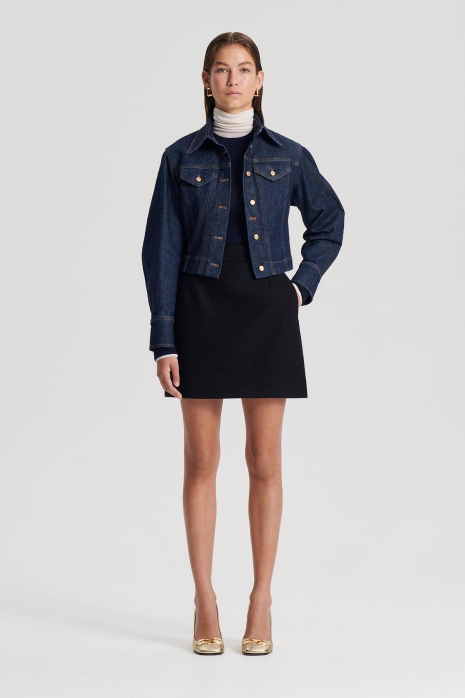 Skirts | Women Scanlan Theodore TAILORED MINI SKIRT Black