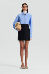 Skirts | Women Scanlan Theodore TAILORED SEQUIN MINI SKIRT Black