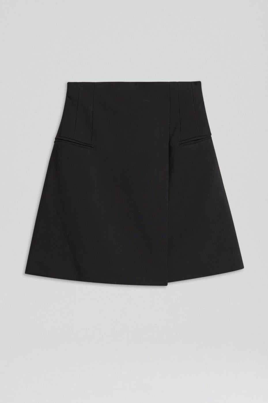 Skirts | Women Scanlan Theodore TAILORED WRAP SKIRT Black