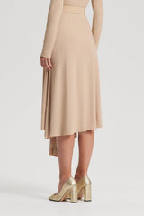 Skirts | Women Scanlan Theodore TINSEL DRAPE SKIRT Champagne