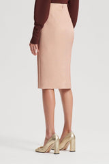 Skirts | Women Scanlan Theodore TINSEL GINGHAM SKIRT Rose.gold