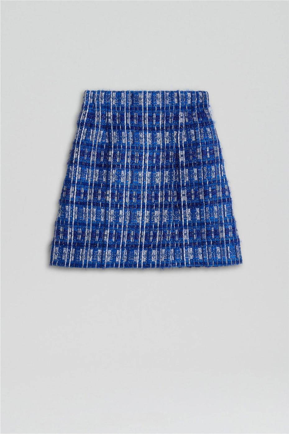 Skirts | Women Scanlan Theodore TINSEL WRAP SKIRT Cobalt