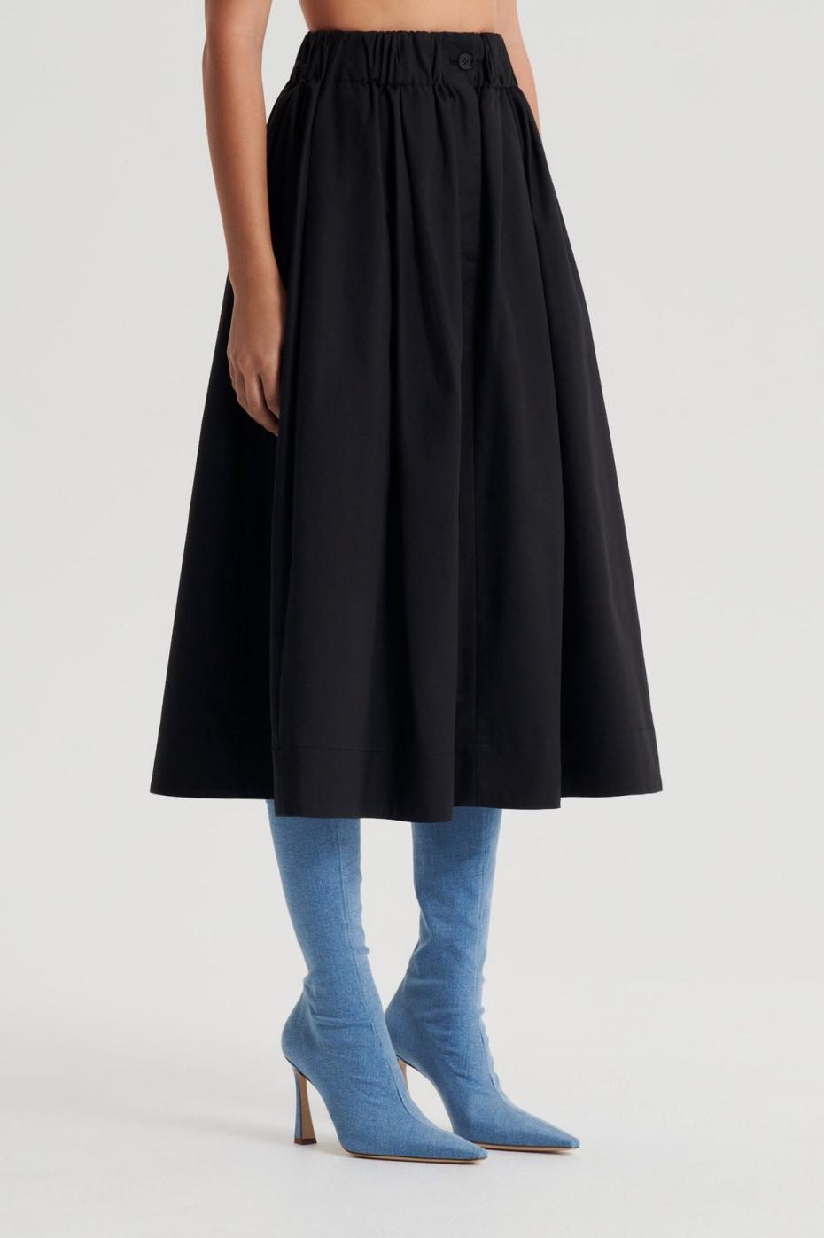 Skirts | Women Scanlan Theodore WIDE CARGO SKIRT Black