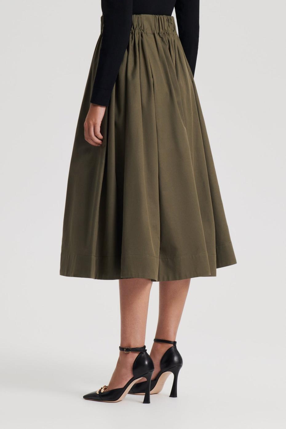 Skirts | Women Scanlan Theodore WIDE CARGO SKIRT Jungle