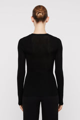 Sweaters | Women Scanlan Theodore BABYWOOL CREW SWEATER Black All