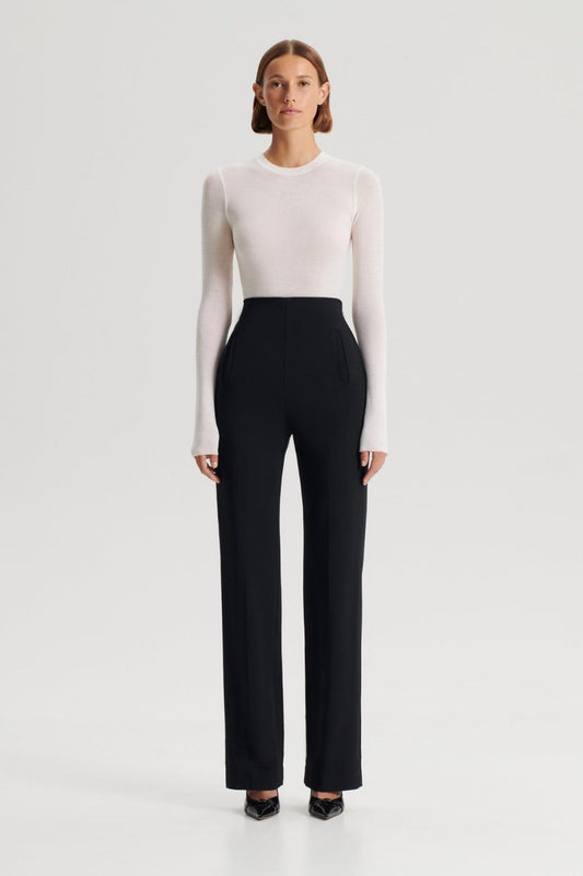 Sweaters | Women Scanlan Theodore BABYWOOL CREW SWEATER Ivory