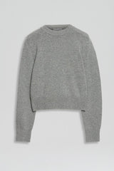 Sweaters | Women Scanlan Theodore CASHMERE CREW SWEATER Grey.melange