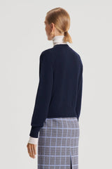 Sweaters | Women Scanlan Theodore CASHMERE CREW SWEATER Navy