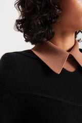 Sweaters | Women Scanlan Theodore CASHMERE HOODED SWEATER Black