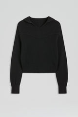 Sweaters | Women Scanlan Theodore CASHMERE HOODED SWEATER Black