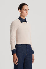 Sweaters | Women Scanlan Theodore CASHMERE HOODED SWEATER Wheat